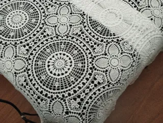 Colcha Crochet Hecha a Mano