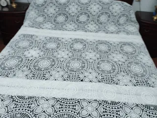 Colcha Crochet Hecha a Mano