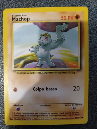Carta Pokémon Machop Base