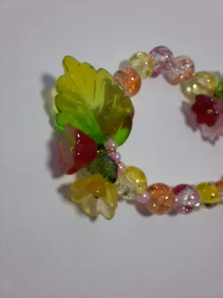 Laccetto fatto a mano per cellulare - rosso