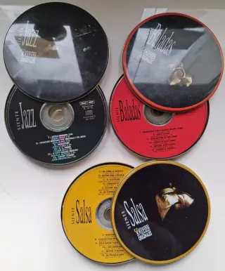 Lote 3 CDs: Salsa, Baladas y Jazz