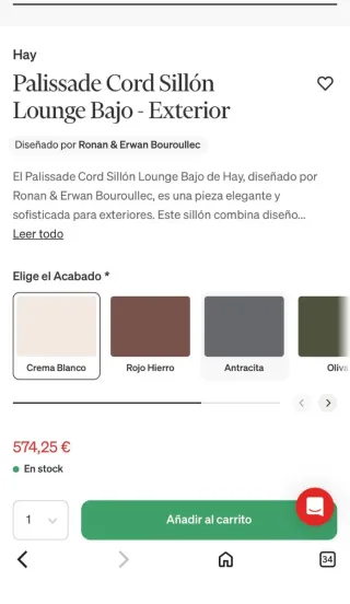 Sillones y mesa de exterior (HAY)