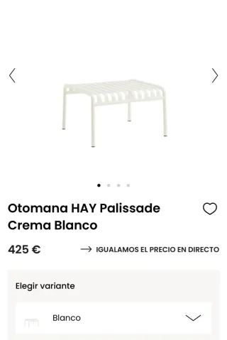Sillones y mesa de exterior (HAY)