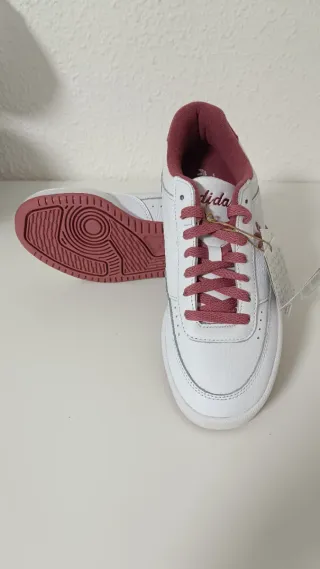 Zapatillas Adidas Court Super Blancas/Rosa