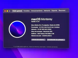 IMac 2015 21.5 12.7.6