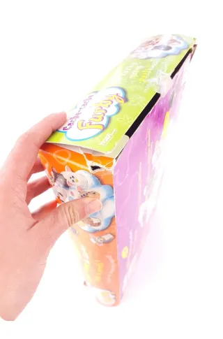 Furby juego con caja Cache Cache antiguo muy raro