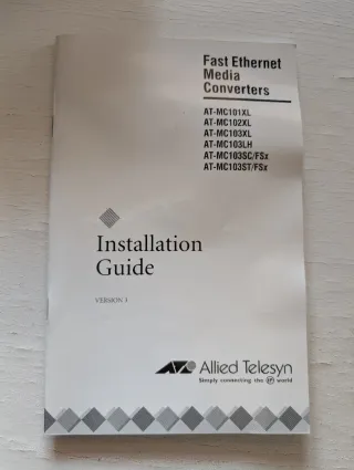 Conversor Ethernet a Fibra Óptica 10/100