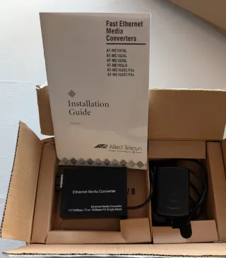 Conversor Ethernet a Fibra Óptica 10/100