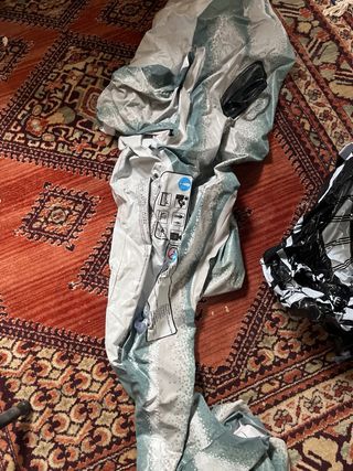 Colchoneta y flotador hinchable