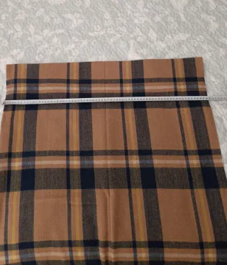 Bufanda cuadros Mango