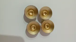 4 Perillas Volumen/Tono Guitarra Eléctrica Negra