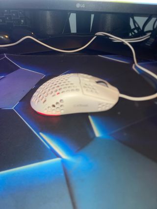 Mouse Gaming Bianco Forato