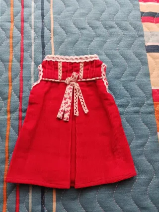 Vestido Muñeca Nancy Rojo