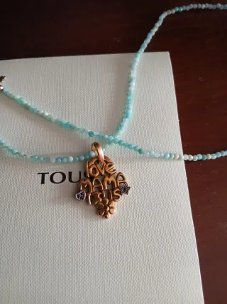 Colgante Tous Mamá Vermeil Oro y Lila