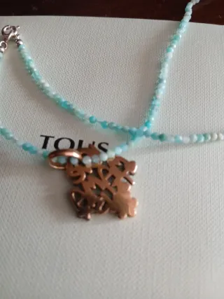 Colgante Tous Mamá Vermeil Oro y Lila