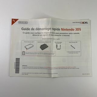 Scatola Nintendo 3DS Bianca con Manuali