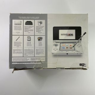 Scatola Nintendo 3DS Bianca con Manuali