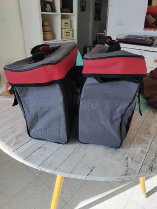 Juego de alforjas para bicicleta