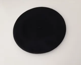 Boina Lana Estilo Francés Negra