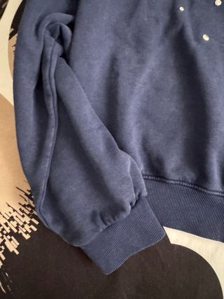 Sudadera Zara Azul Lavado Talla M