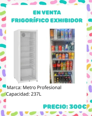 Frigorifero Espositivo Metro Professionale 237L