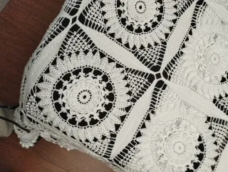 Colcha Ganchillo Hecha a Mano