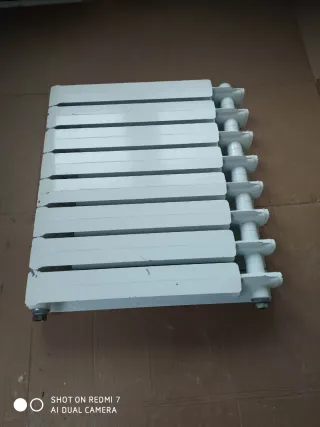 Radiador de calefacción blanco