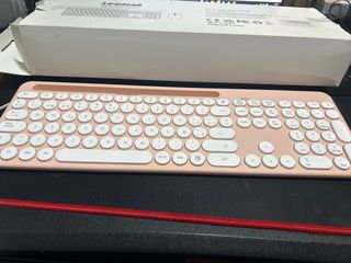 Teclado y Ratón Inalámbrico LeadsaiL Rosa
