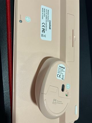 Teclado y Ratón Inalámbrico LeadsaiL Rosa