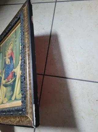 Quadro antico Madonna con Bambino