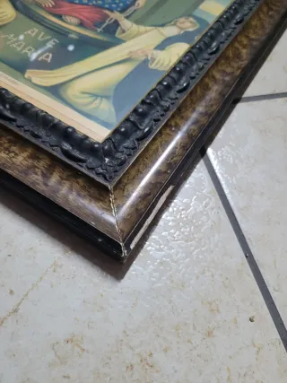 Quadro antico Madonna con Bambino