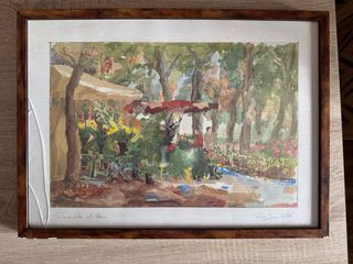 Cuadro Pomerade et fleurs