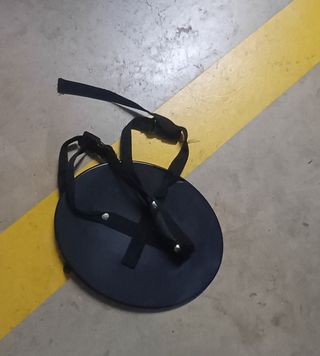 Silla de coche negra + espejo