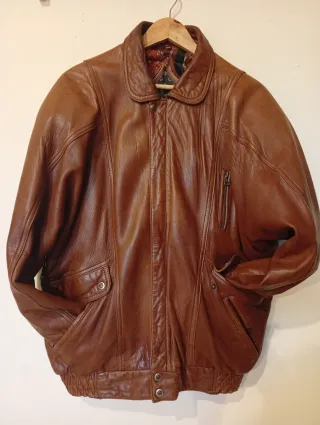 Chaqueta de piel vintage