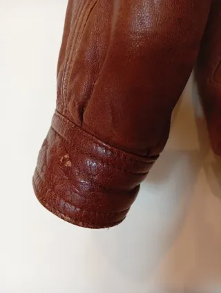 Chaqueta de piel vintage