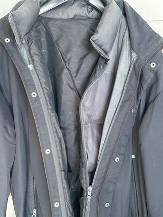 Abrigo desmontable dos piezas XL