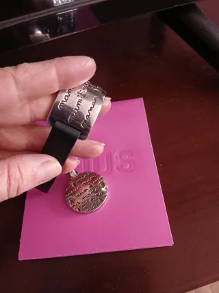 Conjunto Tous: Pulsera y Colgante Plata