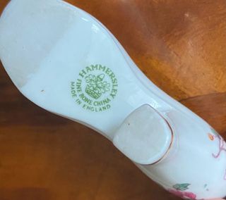 Miniatura Scarpa Hammersley Porcellana Fine Bone