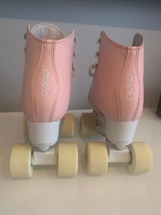 Patines 4 ruedas Oxelo Talla 32 Rosa