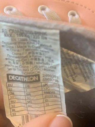 Patines 4 ruedas Oxelo Talla 32 Rosa