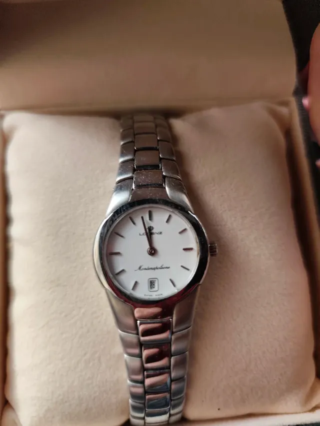 Orologio Lorenz Argento e Bianco