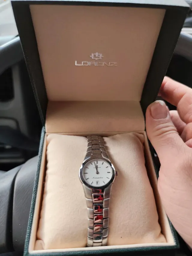 Orologio Lorenz Argento e Bianco