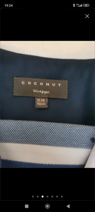 Traje Comunión Niño Azul y Blanco Talla 11-12