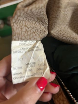 Borbonese Borsa a Mano Beige/Nero