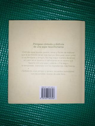 Sopas muy fácil. Libro recetas