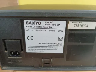 Sanyo VHR-405 Magnetoscopio VHS