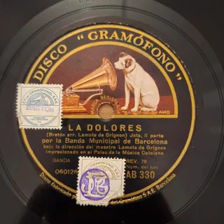 Lote 3 discos pizarra 78rpm Jota