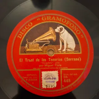 Lote 3 discos pizarra 78rpm Jota