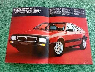 Lancia Montecarlo Depliant Brochure ORIGINALE