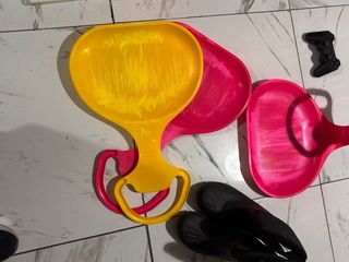 Tuta da sci bambina fucsia e blu